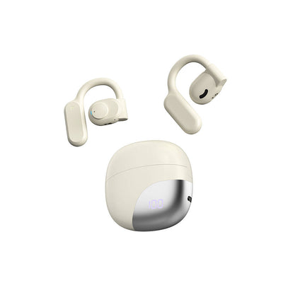 Wiwu T20 Openbuds TWS Kulak İçi Bluetooth v5.3 Kulaklık Krem