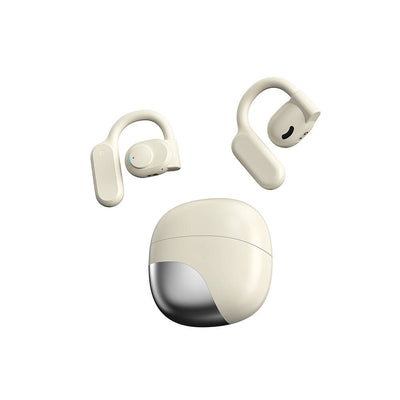 Wiwu T20 Openbuds TWS Kulak İçi Bluetooth v5.3 Kulaklık Krem