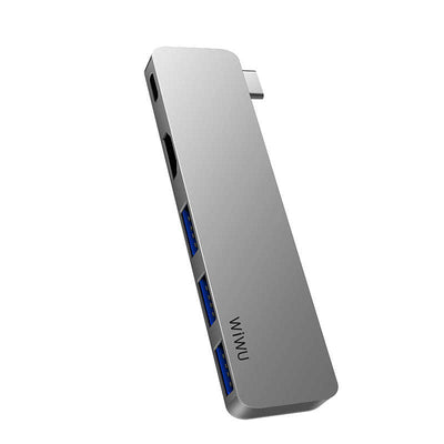 Wiwu T6 Pro Type-C Hub Gümüş
