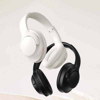 Wiwu TD-08 Elite Serisi Ayarlanabilir Pure Bass Hi-Fi Kulak Üstü Bluetooth Kulaklık v5.3 Beyaz