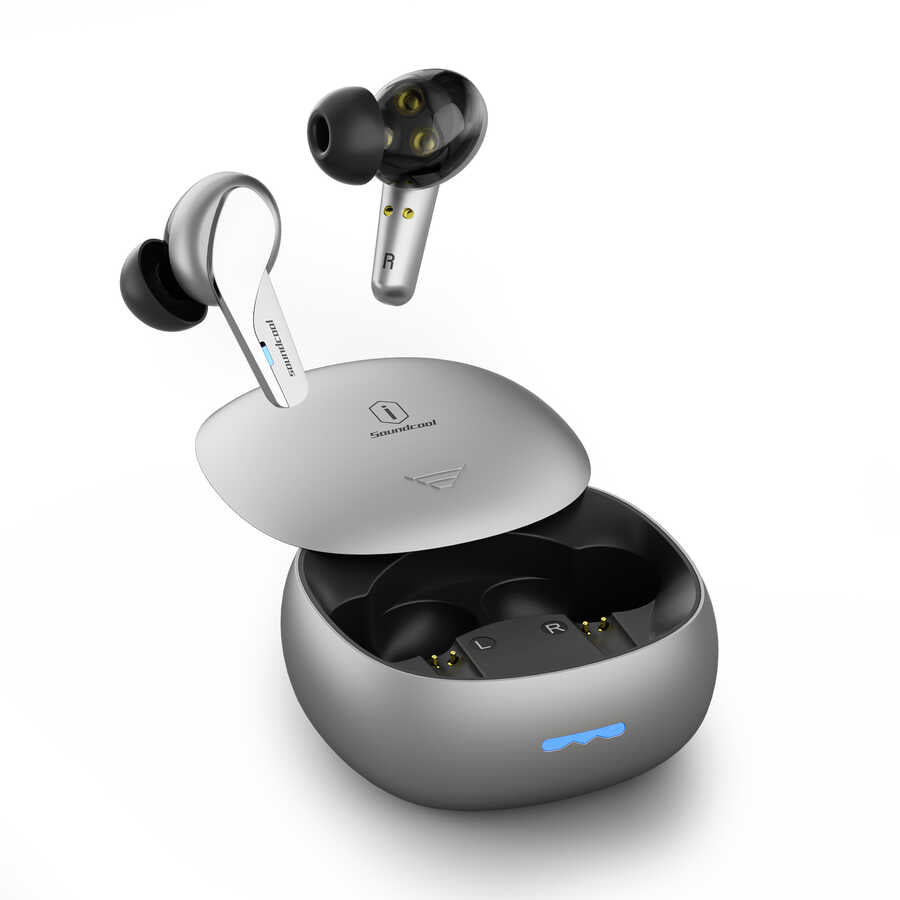 Wiwu TWS09 Bluetooth Kulaklık Gri