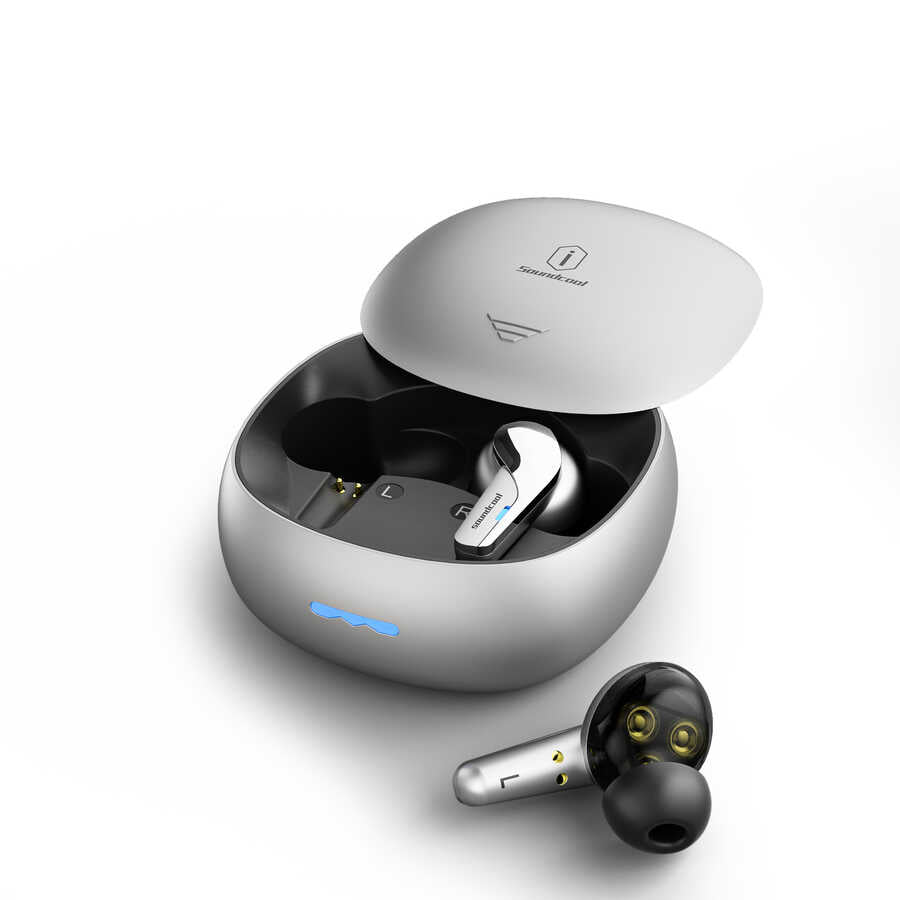 Wiwu TWS09 Bluetooth Kulaklık Gri