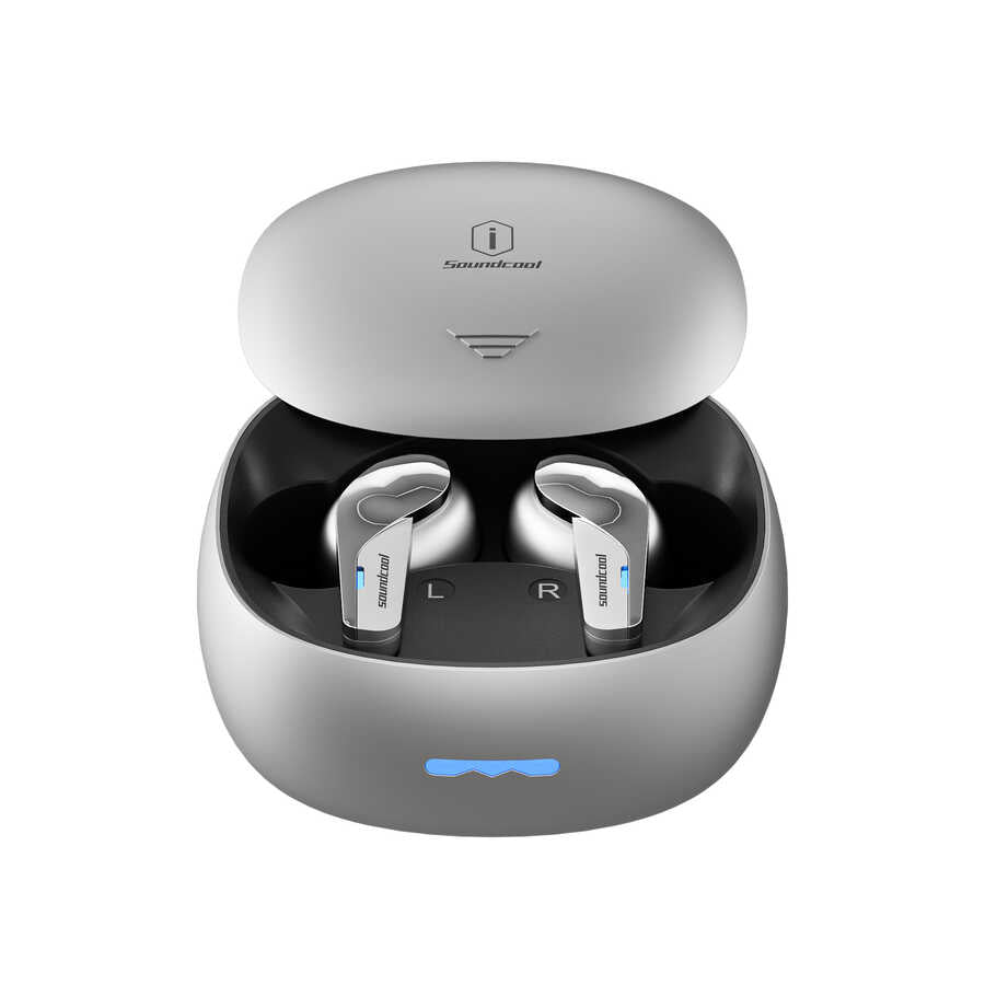 Wiwu TWS09 Bluetooth Kulaklık Gri