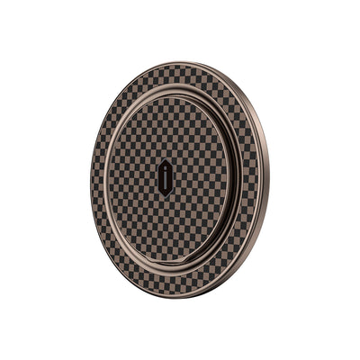 Wiwu Warriors Serisi Aramid Fiber 360 Derece Dönebilen Magnetik Ring Stand Telefon Tutucu Siyah