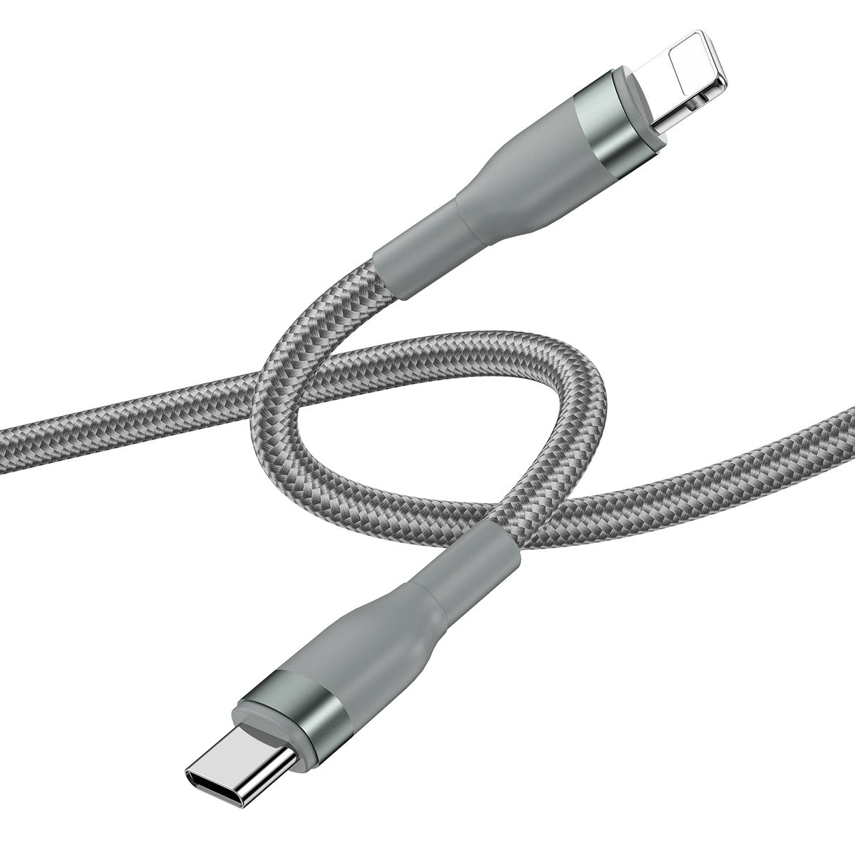 Wiwu Wİ-C017 Concise Serisi Type-C to Lightning PD Data Kablo 30W 1.2 Metre Gri