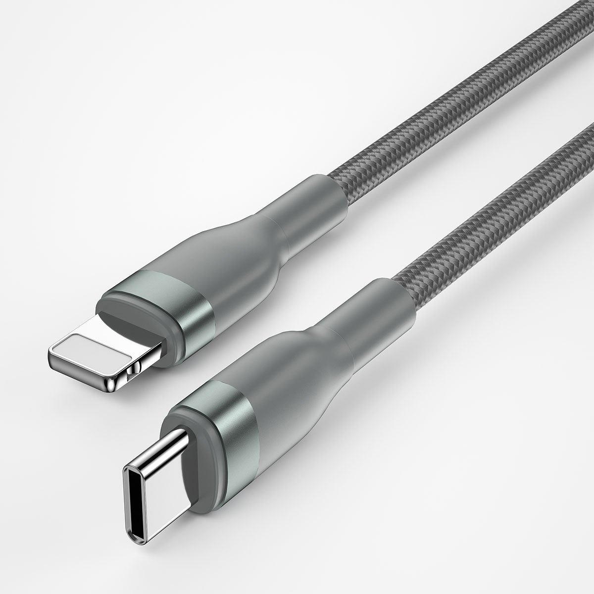 Wiwu Wİ-C017 Concise Serisi Type-C to Lightning PD Data Kablo 30W 1.2 Metre Gri
