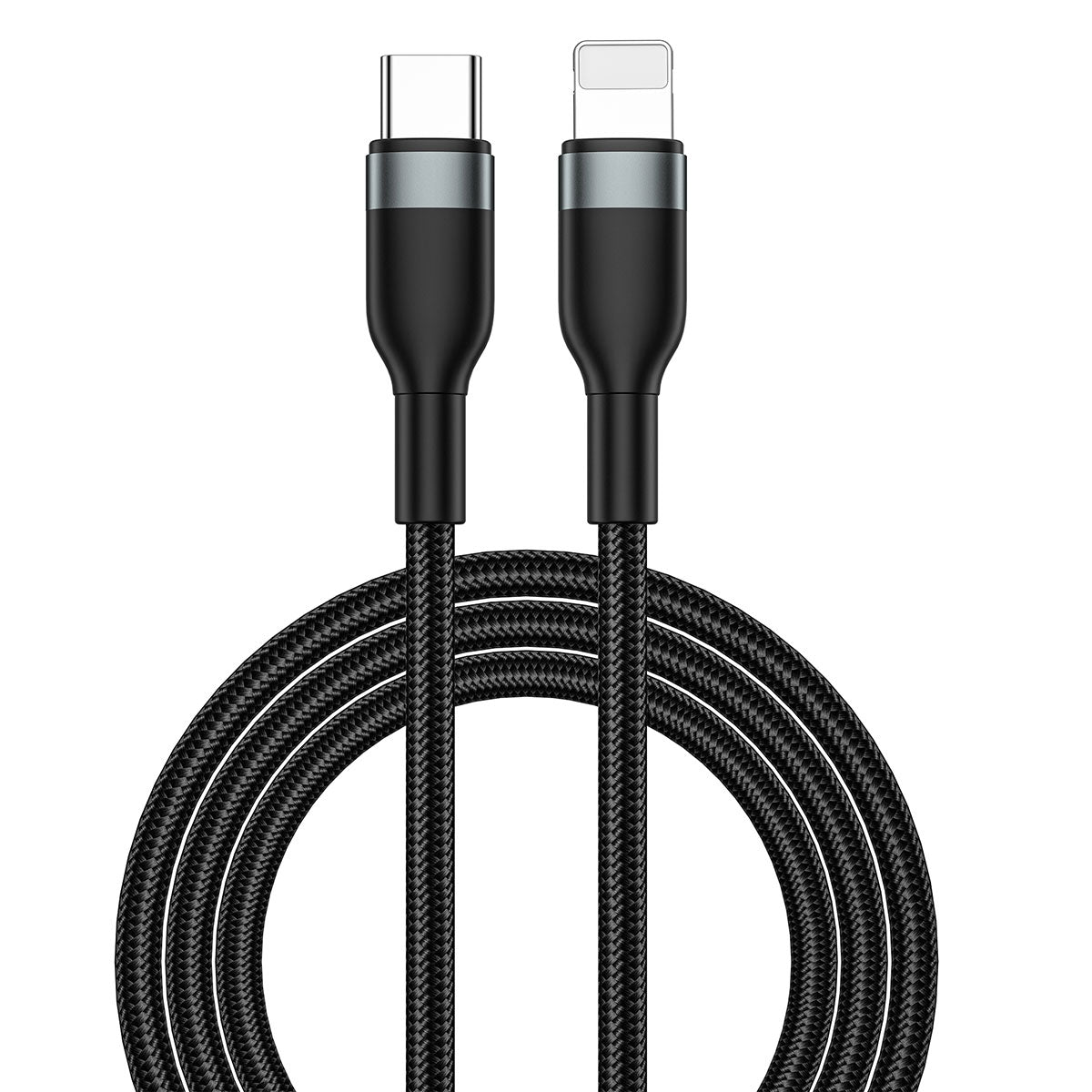 Wiwu Wİ-C017 Concise Serisi Type-C to Lightning PD Data Kablo 30W 1.2 Metre Gri