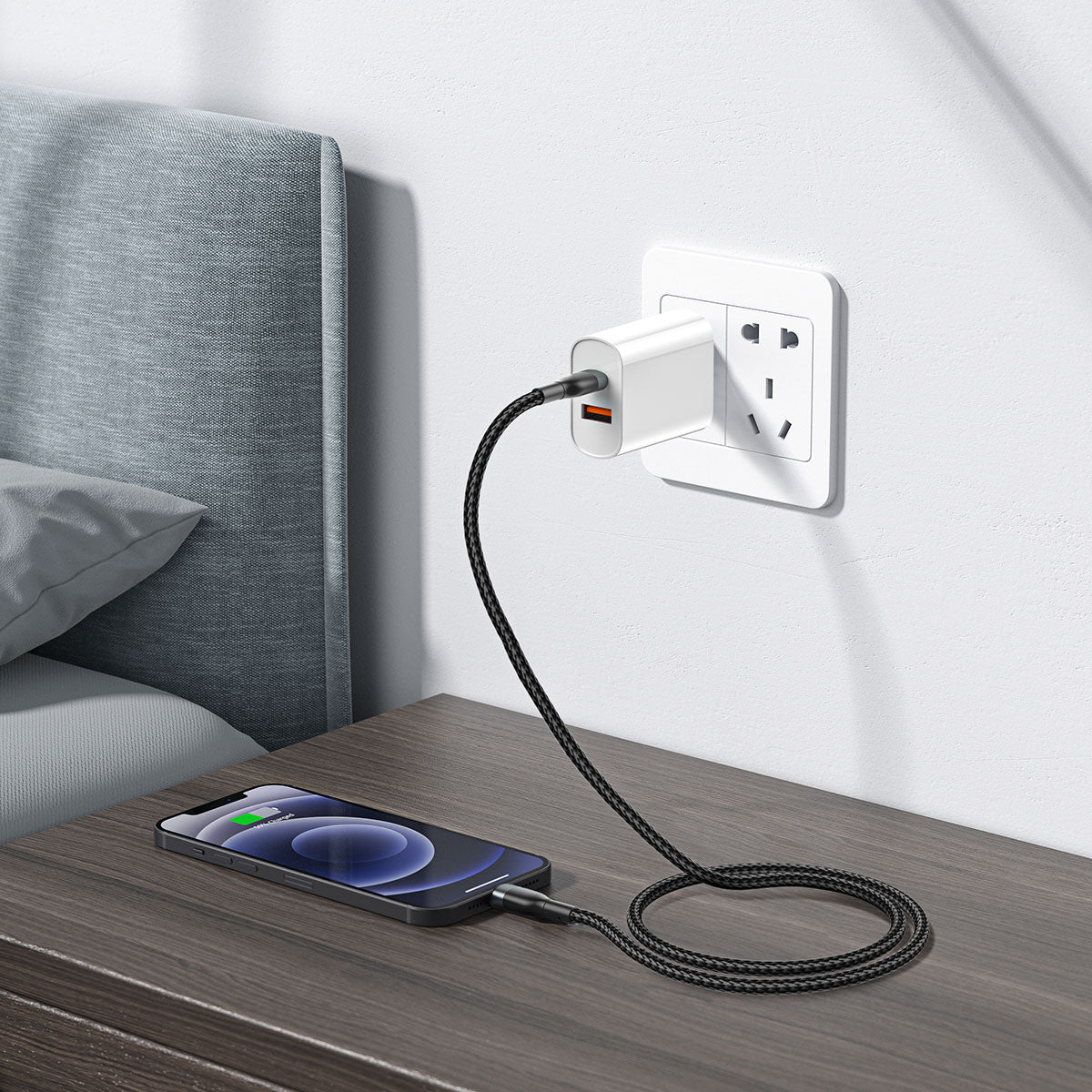 Wiwu Wİ-C017 Concise Serisi Type-C to Lightning PD Data Kablo 30W 2 Metre