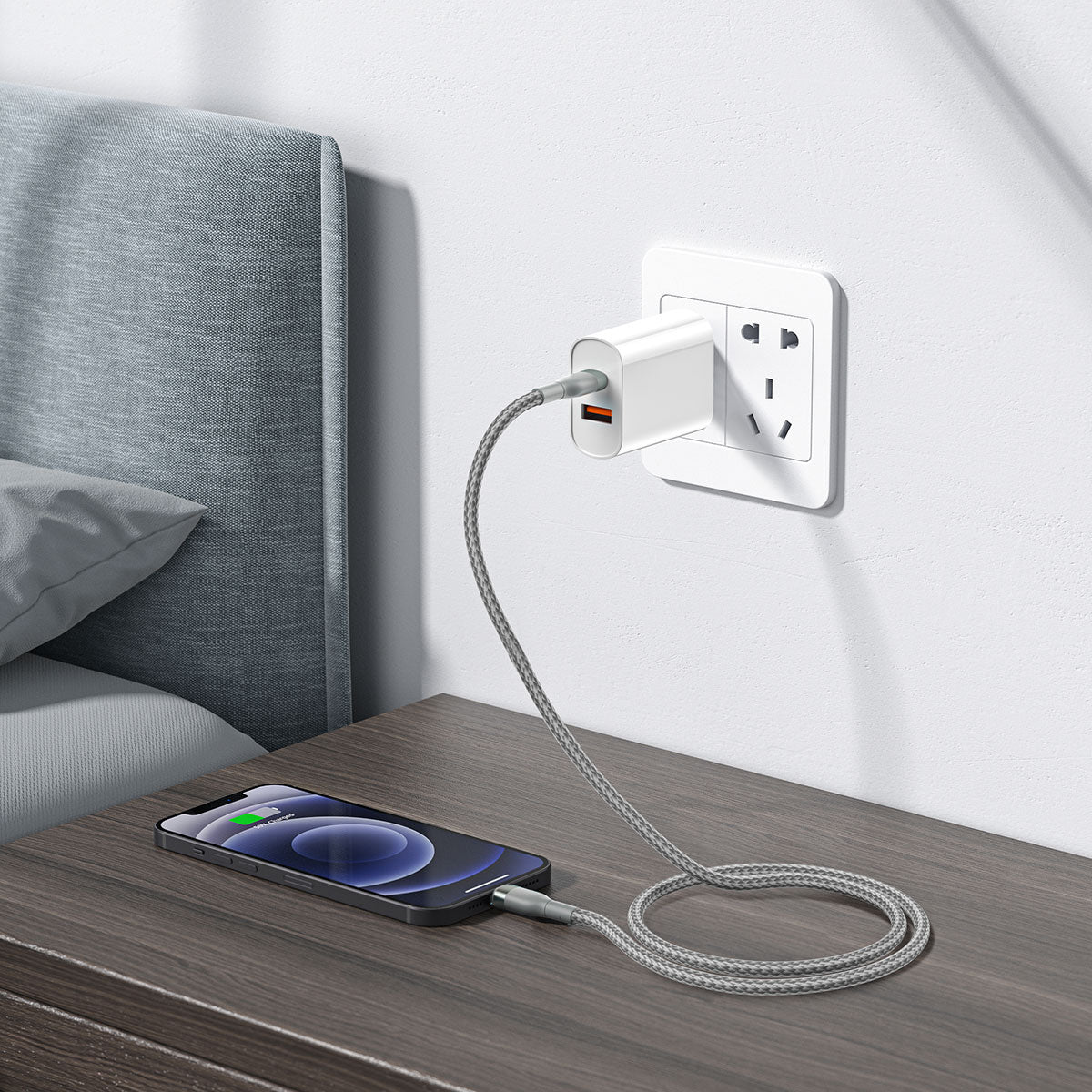 Wiwu Wİ-C017 Concise Serisi Type-C to Lightning PD Data Kablo 30W 2 Metre