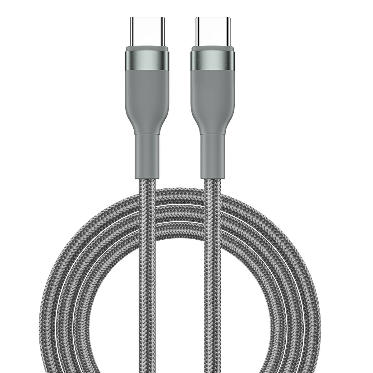 Wiwu Wİ-C017 Concise Serisi Type-C to Type-C PD Data Kablo 100W 1.2 Metre Gri