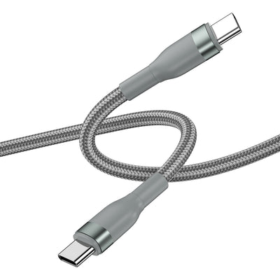 Wiwu Wİ-C017 Concise Serisi Type-C to Type-C PD Data Kablo 100W 1.2 Metre Siyah