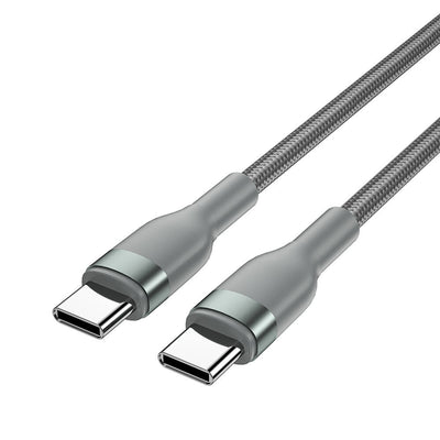 Wiwu Wi-C033 Concise Serisi 3in1 Type-C to Type-C Combo Kablo Seti Gri