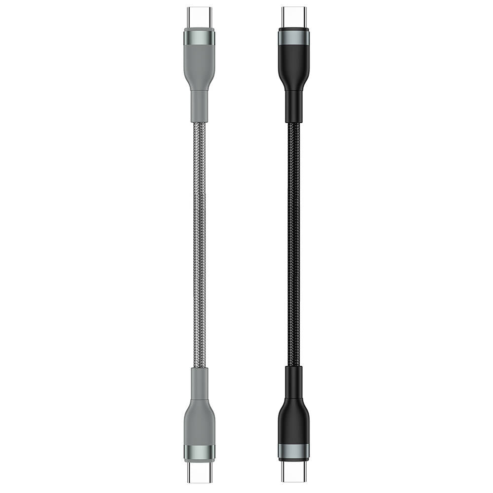Wiwu Wi-C033 Concise Serisi 3in1 Type-C to Type-C Combo Kablo Seti Gri