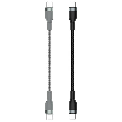 Wiwu Wi-C033 Concise Serisi 3in1 Type-C to Type-C Combo Kablo Seti Siyah