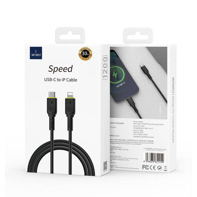 Wiwu Wi-C034 Type-C to Lightning PD Kablo 30W 120cm Beyaz