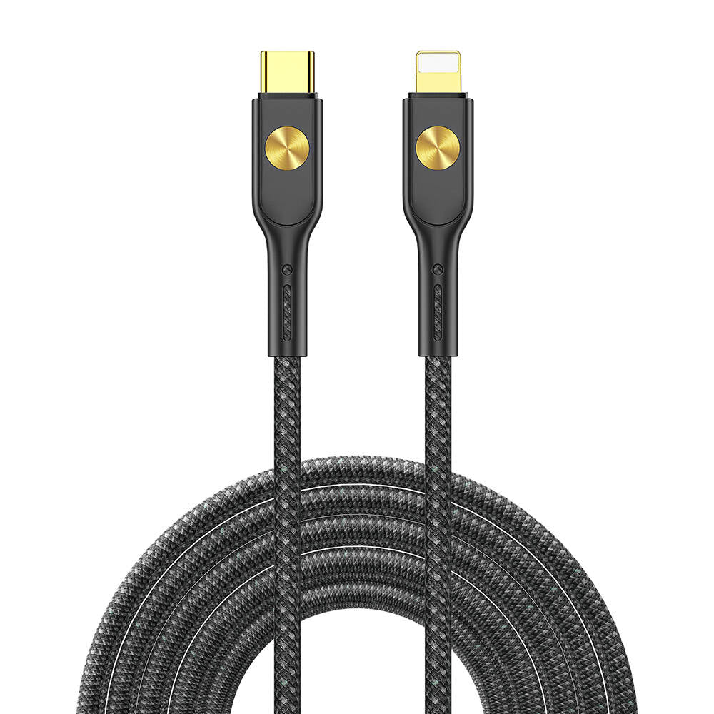 Wiwu Wi-C035 Type-C to Lightning PD Kablo 30W 120cm Siyah