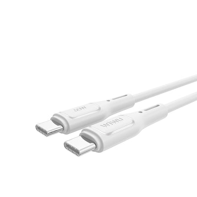 Wiwu Wi-C043E Starlink Serisi Type-C to Type-C Hızlı Şarj Özellikli Data ve Şarj Kablosu 60W 1M Beyaz