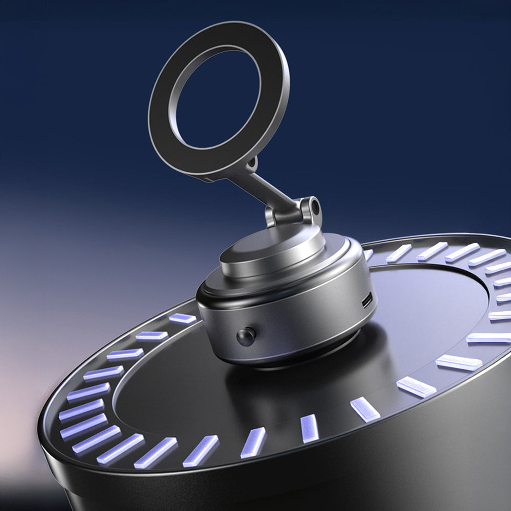 Wiwu Wi-CH056 Type-C Portlu Elektrikli Vakum Özellikli Magnetik Telefon Tutucu