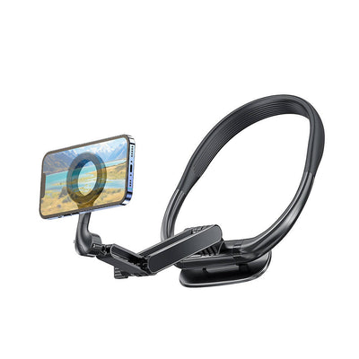 Wiwu Wi-CH320 Eller Serbest Magnetik Boyun Askılı Telefon Tutucu Siyah