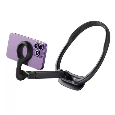 Wiwu Wi-CH320 Eller Serbest Magnetik Boyun Askılı Telefon Tutucu Siyah
