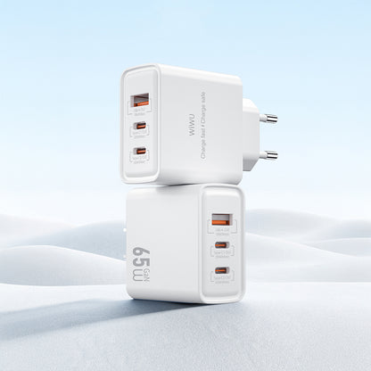 Wiwu Wi-G005 Essen Serisi GaN Tech PD Hızlı Şarj Özellikli Şarj Başlığı 65W