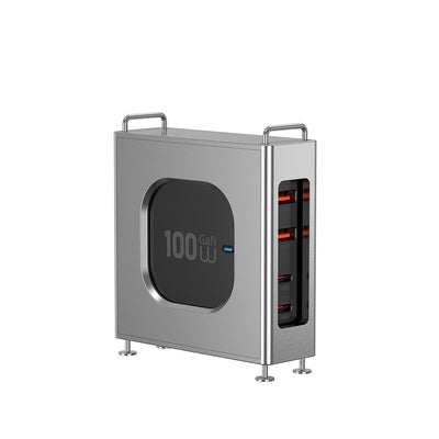 Wiwu Wi-G013 Warrior Serisi GaN Tech Hızlı Şarj Özellikli Şarj Başlığı 100W Siyah