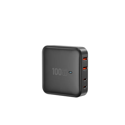 Wiwu Wi-G013 Warrior Serisi GaN Tech Hızlı Şarj Özellikli Şarj Başlığı 100W Siyah