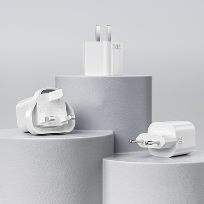 Wiwu Wi-G014 Cube Serisi GaN Tech PD Hızlı Şarj Özellikli Mini Şarj Başlığı 20W