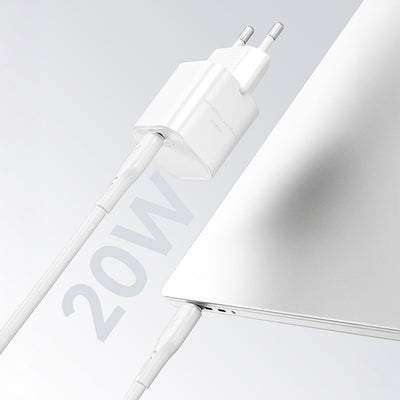 Wiwu Wi-G014 Cube Serisi GaN Tech PD Hızlı Şarj Özellikli Mini Şarj Başlığı 20W Beyaz