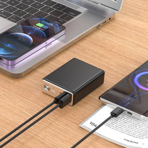 Wiwu Wi-P005 Rock LED Ekranlı Taşınabilir Powerbank PD 20W 10000mAh