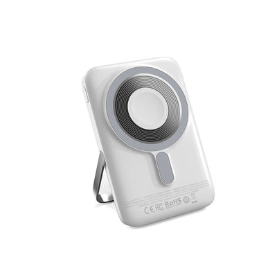 Wiwu Wi-P018 Elite Serisi Led Ekranlı Magsafe Powerbank Wireless 15W 10000mAh Gri