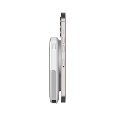 Wiwu Wi-P018 Elite Serisi Led Ekranlı Magsafe Powerbank Wireless 15W 10000mAh Gri