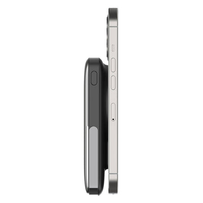 Wiwu Wi-P018 Elite Serisi Led Ekranlı Magsafe Powerbank Wireless 15W 10000mAh Gri
