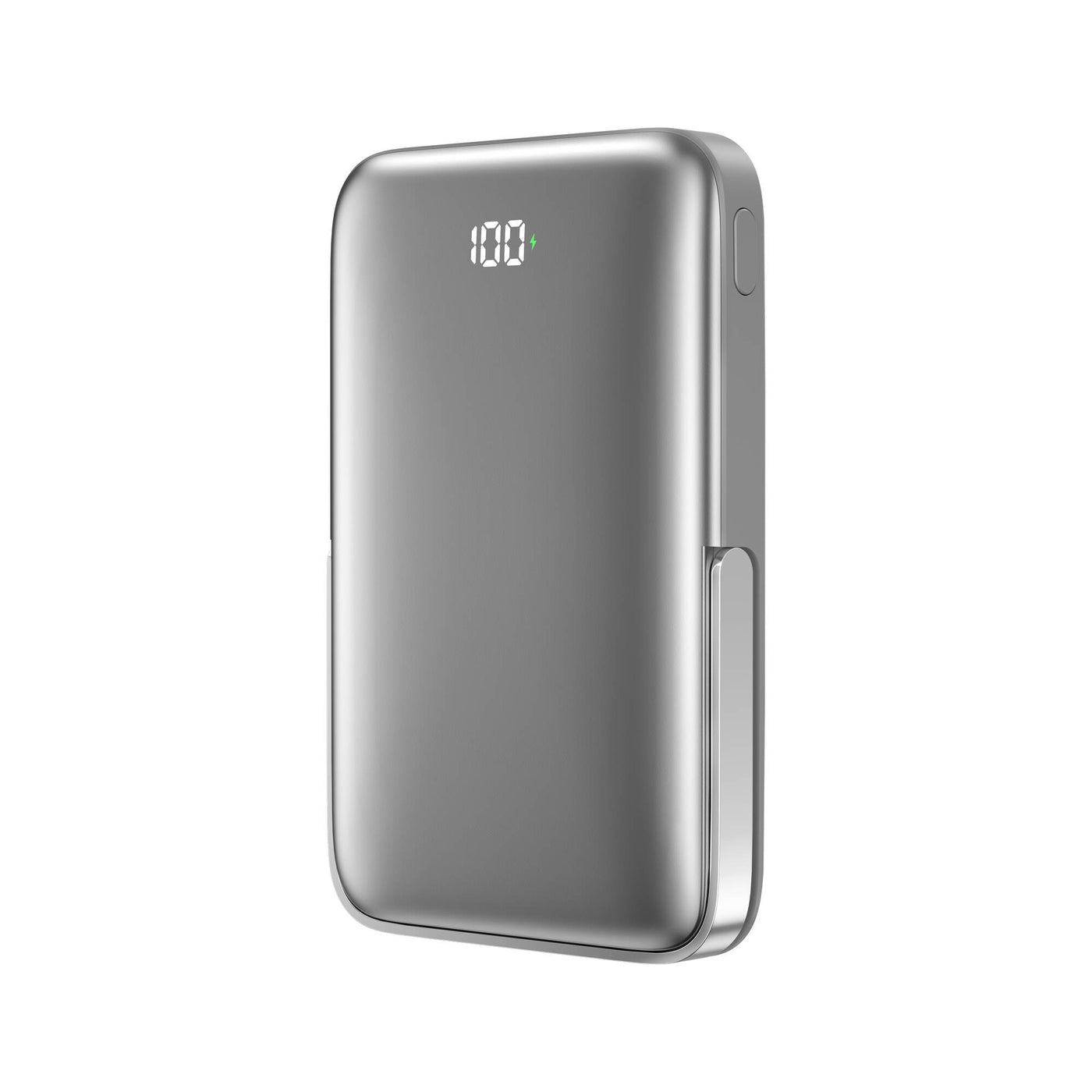 Wiwu Wi-P018 Elite Serisi Led Ekranlı Magsafe Powerbank Wireless 15W 10000mAh Gri