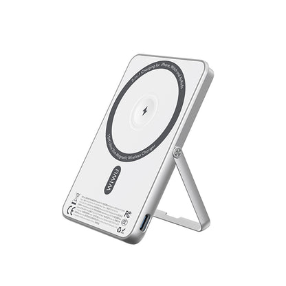 Wiwu Wi-P034 Dijital LED Göstergeli Standlı Kablosuz Powerbank 5000mAh 15W