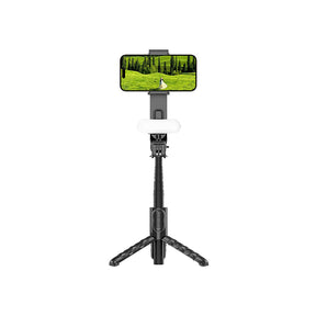 Wiwu Wi-SE013 Dolgu Işıklı Teleskopik Tripod ve Mini Selfie Çubuğu