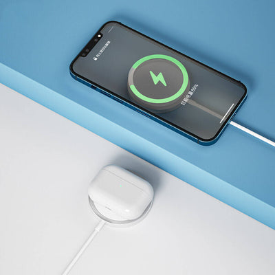 Wiwu Wi-W009 Interstellar 15W Hızlı Şarj Özellikli Magsafe PD Wireless Şarj Aleti Gri