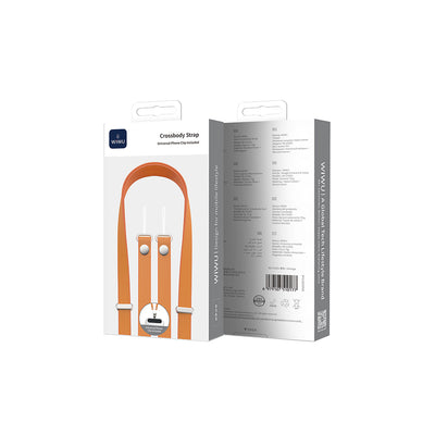 Wiwu Wi‑CS201 Telefon Boyun Askı İpi 205cm Kahverengi