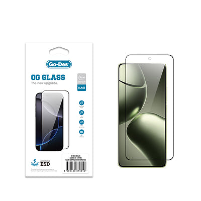 Xiaomi 14T Go Des OG Glass Antistatik Temperli Cam Ekran Koruyucu Şeffaf