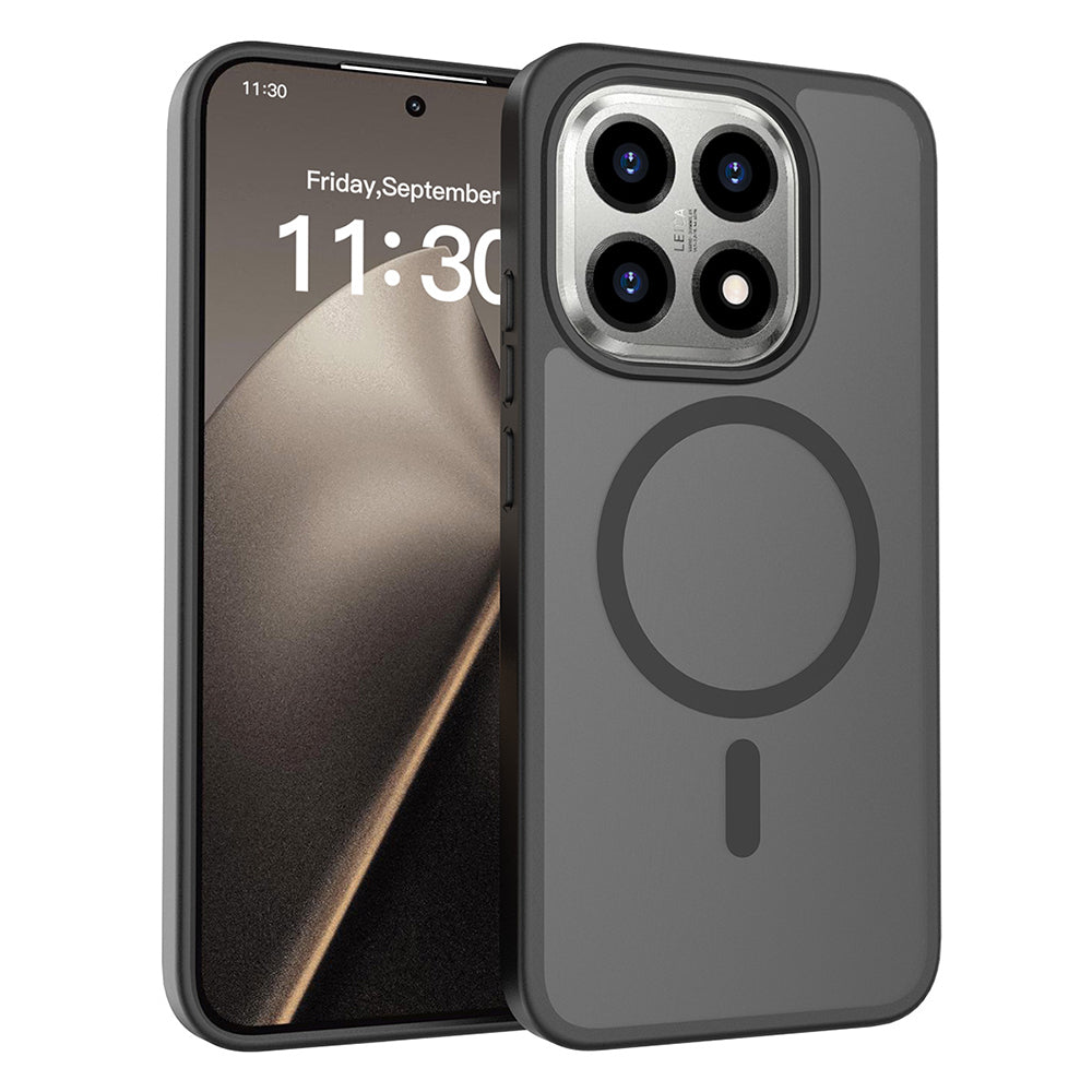 Xiaomi 15T Kılıf Sert PC Arka Yüzey Wireless Şarj Özellikli Zore Flet M-safe Kılıf