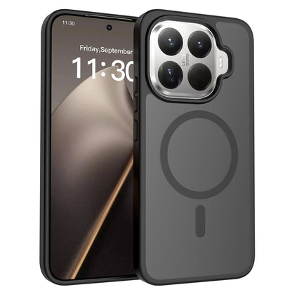 Xiaomi 15T Pro Kılıf Sert PC Arka Yüzey Wireless Şarj Özellikli Zore Flet M-safe Kılıf