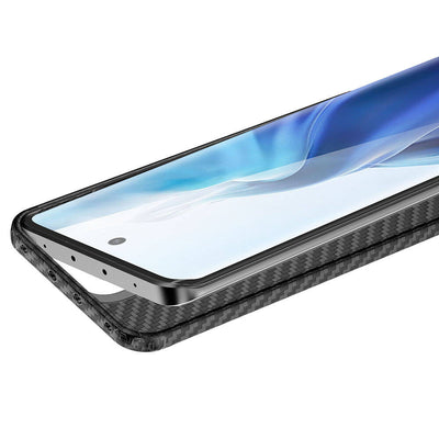 Xiaomi Mi 13 Kılıf Aramid Karbon Fiber Magsafe Özellikli Wlons Radison Kapak Siyah