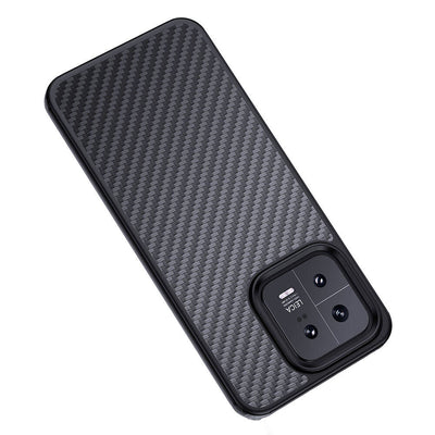 Xiaomi Mi 13 Kılıf Aramid Karbon Fiber Magsafe Özellikli Wlons Radison Kapak Siyah