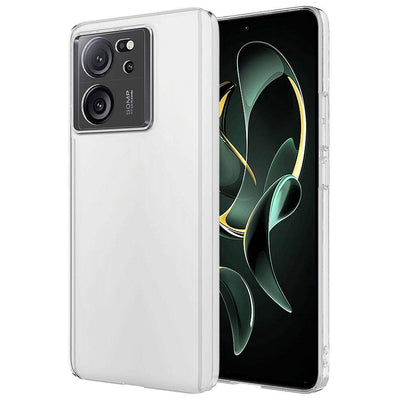 Xiaomi Mi 13T Kılıf Nano Oleofobik Özellikli Sert Arka Yüzey Zore Droga Kapak Renksiz