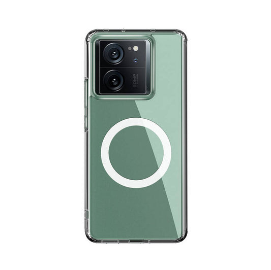 Xiaomi Mi 13T Pro Kılıf Sert PC Arka Yüzey Wireless Şarj Özellikli Zore Flet M-safe Kılıf