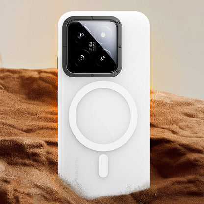 Xiaomi Mi 14 Kılıf M-safe Şarj Özellikli Youngkit Hidden Sand Serisi Kılıf