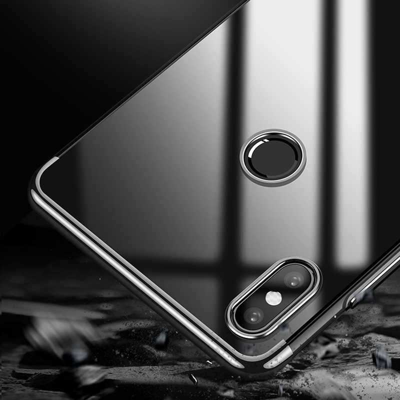 Xiaomi Mi 8 Kılıf Zore Dört Köşeli Lazer Silikon Kapak