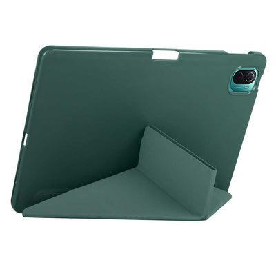 Xiaomi Mi Pad 5 Kılıf Zore Tri Folding Kalem Bölmeli Standlı Kılıf Rose Gold