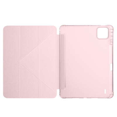 Xiaomi Pad 7 Kılıf Zore Tri Folding Kalem Bölmeli Standlı Kılıf Mavi