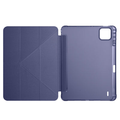 Xiaomi Pad 7 Pro Kılıf Zore Tri Folding Kalem Bölmeli Standlı Kılıf Lila